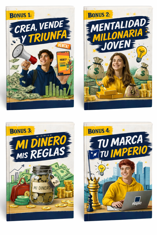 Tu Futuro Empieza Hoy — Educación Financiera, Mentalidad y Emprendimiento para Jóvenes (Incluye 4 Bonus)